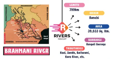 Brahmani River - Map, Origin, Tributaries