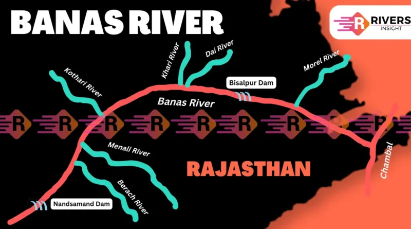 Banas River Map