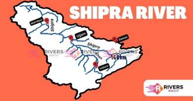 Shipra River- Map in Ujjain