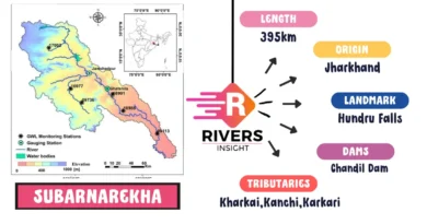 Subarnarekha River - Map, Origin, Tributaries