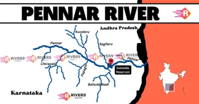 Pennar River with Map, Origin and tributaries