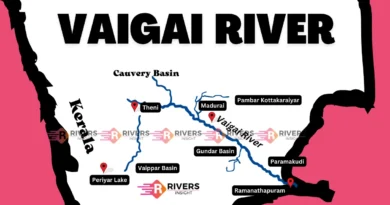 Vaigai River - Map, Origin, Tributaries