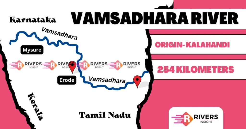 Vamsadhara River - Map, Origin, Tributaries