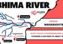 Bhima River with Map