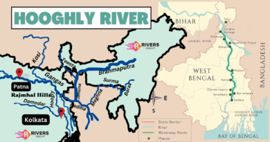 Map of Hooghly River- Kolkata