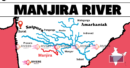 Map of Manjira River - Telangana (Manjeera)