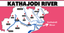 Kathajodi River with Map