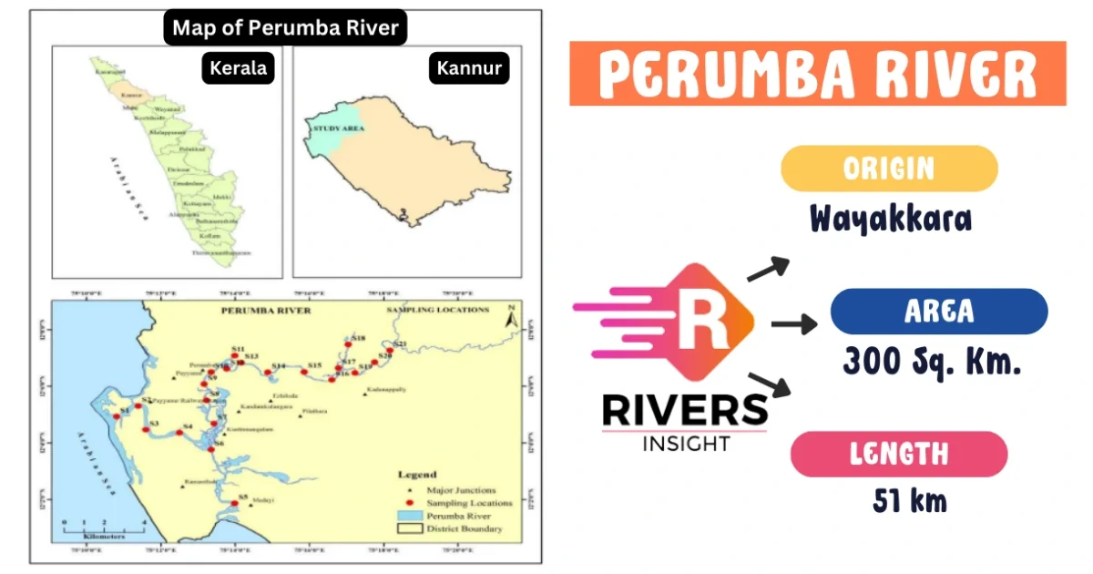 Map of Perumba River