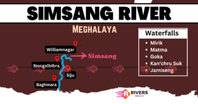 Simsang River or Someshwari River with Map