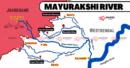 Map of Mayurakshi River