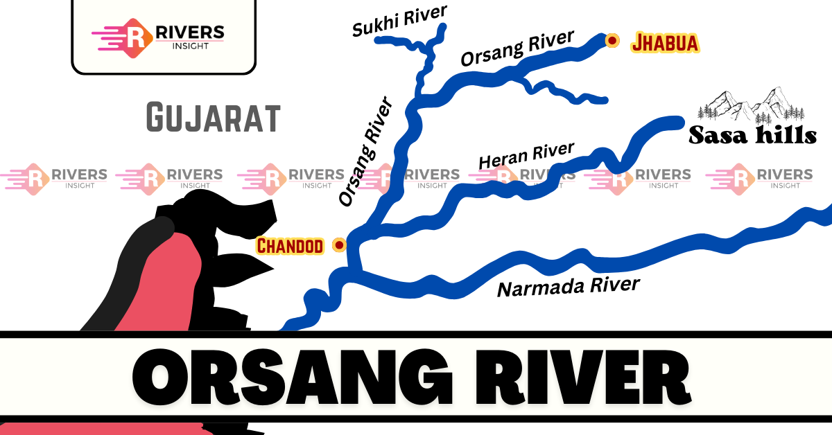 Map of Orsang River with Origin