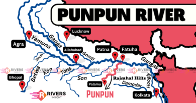 Punpun River of Bihar with Map