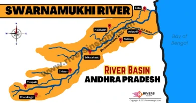 Map of Swarnamukhi River
