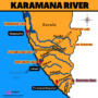 Karamana River - Map, History, Pollution