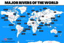 Map of Major Rivers of the World