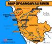 Map of Gangavali River