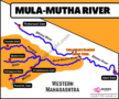 Map of Mula-Mutha River and Pavana River